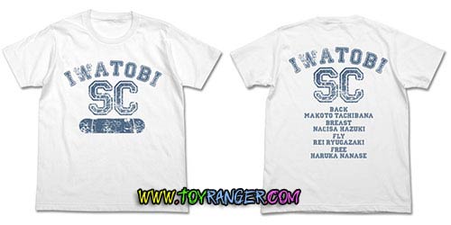 เสื้อยืด Free! - Iwatobi Swim Club (L,แท้)