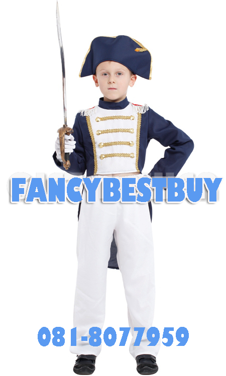 ชุดประจำชาติฝรั่งเศส ชุดนโบเลียน Napolean Boys มีขนาด M, L, XL