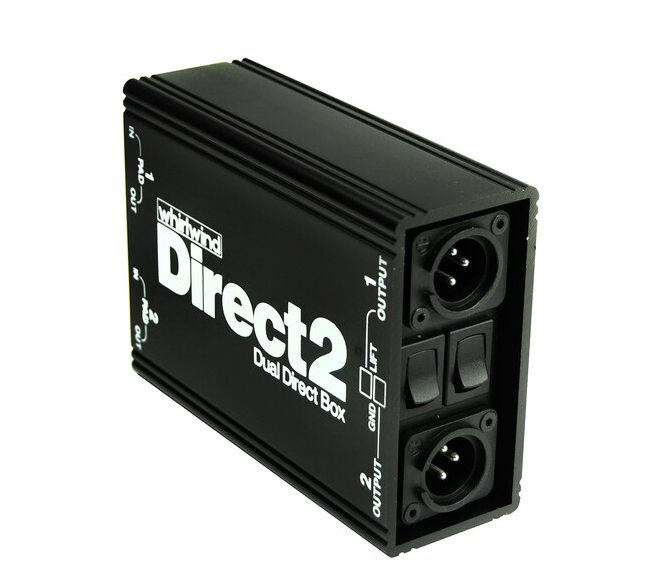 Whirlwind DIRECT2 - Passive, Two Channel Direct Box