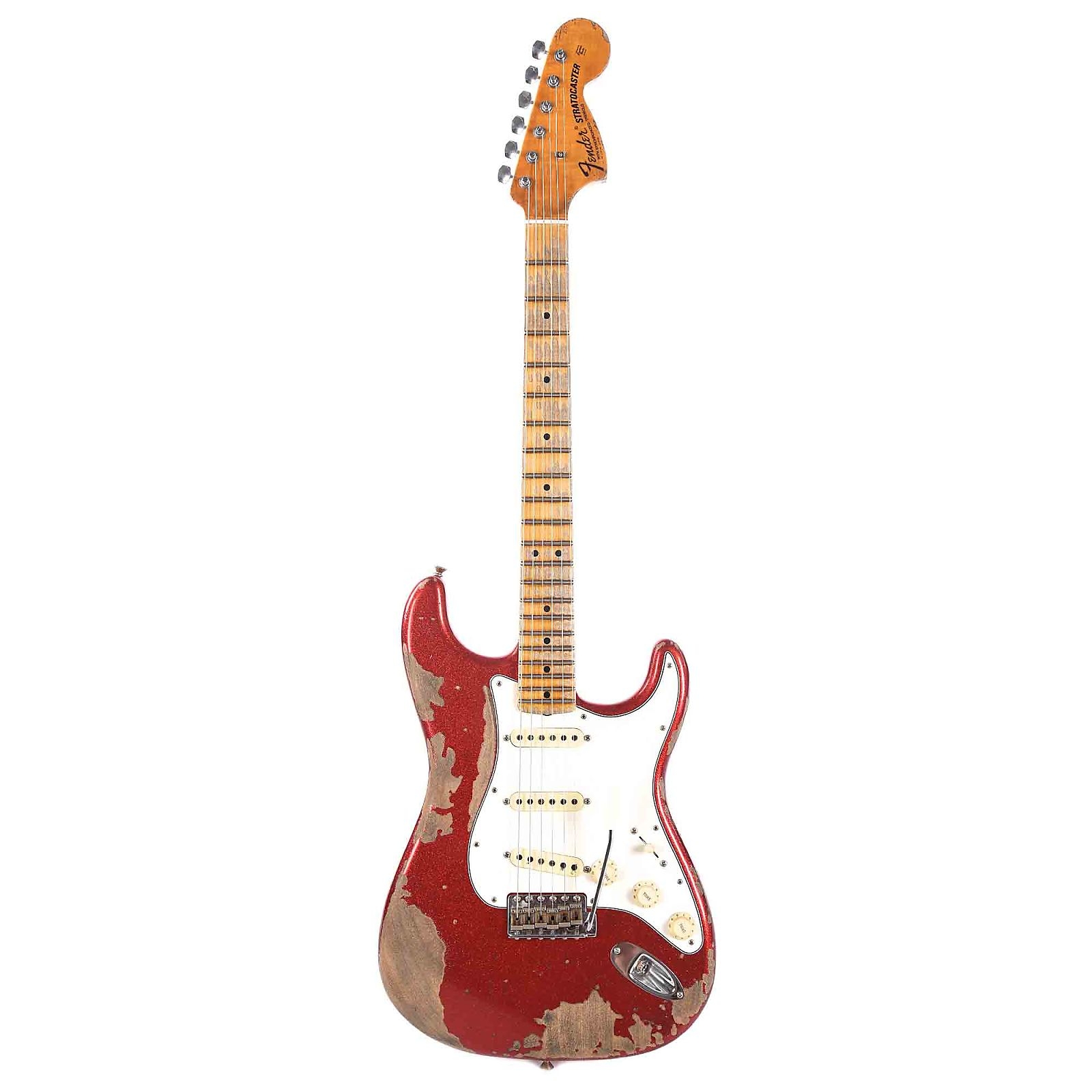Fender Custom Shop 2018 Limited 1968 Stratocaster - Super Heavy Relic Aged Red Sparkle