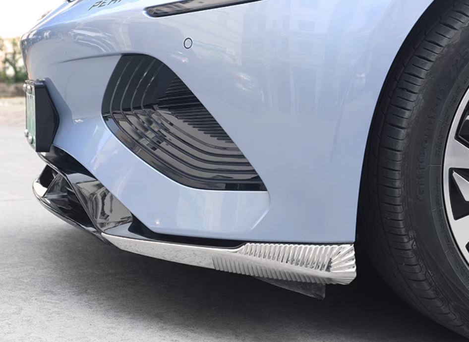 BYD Seal สเกิร์ตหน้า ลิ้นหน้า กันชน งานโครเมี่ยม งานABS ทำสีมาแล้ว พร้อมติดตั้ง มีหลายชิ้นสอบถามราคาได้