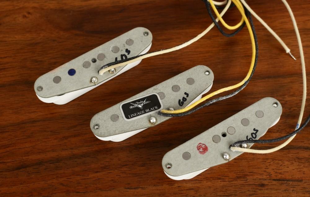 Fender Custom Shop Lineage Black Stratocaster Pickups Set