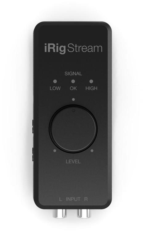 IK Multimedia iRig Stream USB Audio Interface for iOS, Android, Mac, and PC