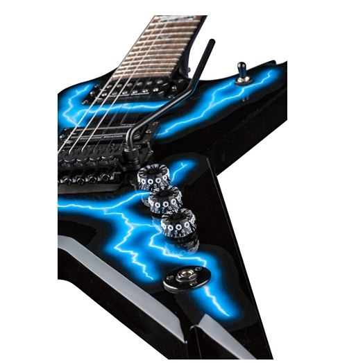 Dean Razorback Lightning Electric Guitar Graphic