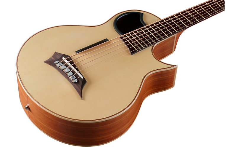 Warwick Alien 6-String Acoustic-Electric Bass - Natural Hi Polish