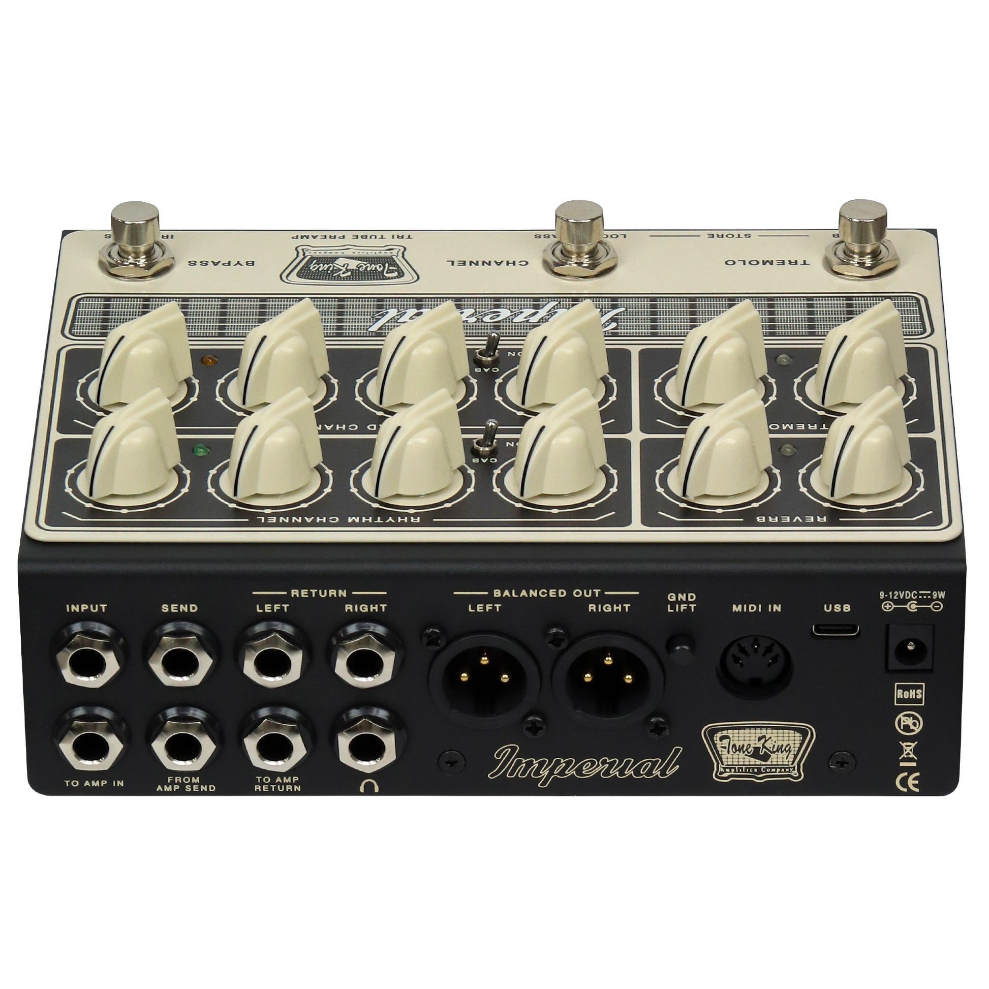 Tone King Imperial Preamp - Tri-tube Preamp Pedal