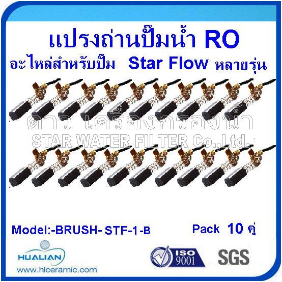 แปรงถ่านสำหรับปั๊มไดอะแฟรม STAR FLOW (ยกแพ๊ค 10 คู่)