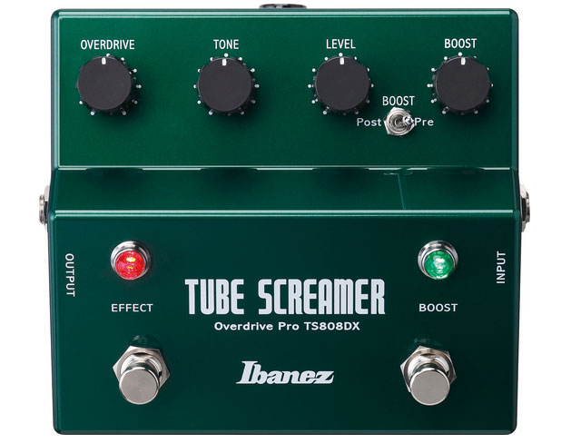 Ibanez TS808DX Tube Screamer Overdrive Pro Deluxe