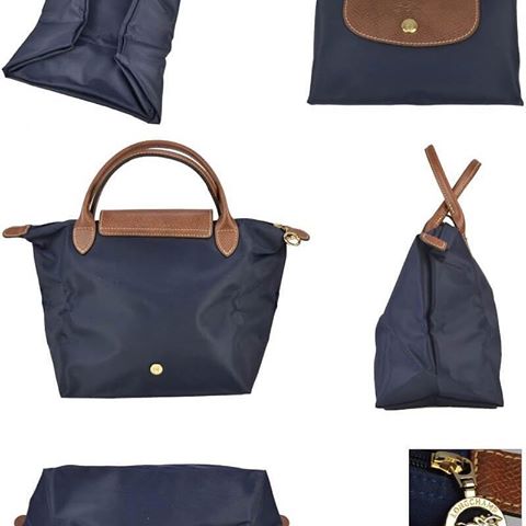 Longchamp M short Navy ใหม่ แท้