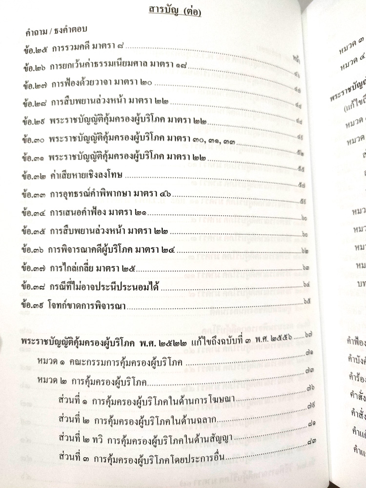 เตรียมสอบ วิชากฎหมายคุ้มครองผู้บริโภคและวิธีพิจารณาคดีผู้บริโภค