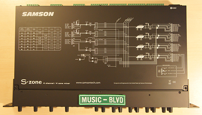 Samson SZONE 4 Channel/4 Zone Stereo Mixer