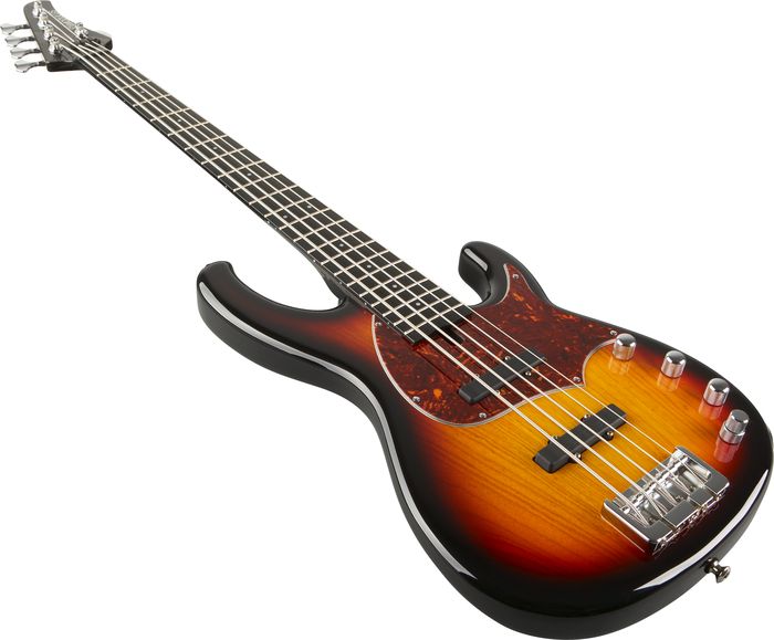Modulus Guitars Funk Unlimited FBJ5 5-String Bass Guitar 3-Tone Sunburst