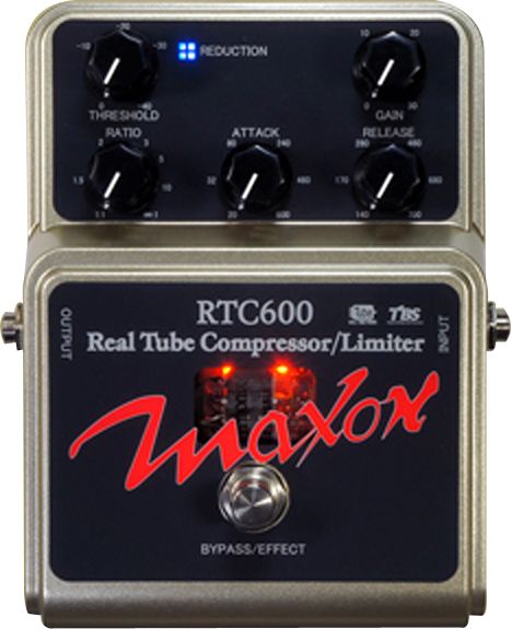 Maxon RTC600 Real Tube Compressor Guitar Effects Pedal