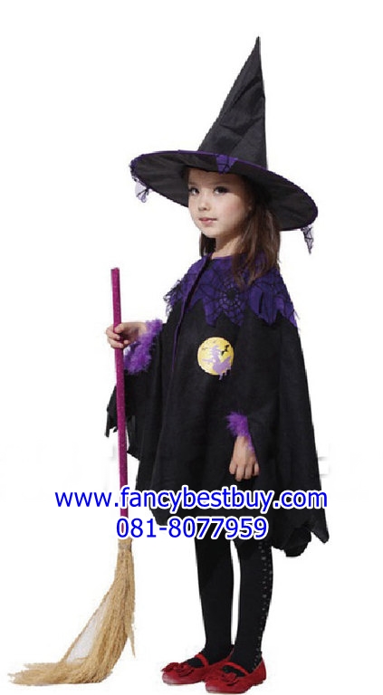ชุดแฟนซีฮาโลวีน ชุดแม่มดน้อยสำหรับงานแฟนซี วันฮาโลวีน Little Witch ขนาด S, M