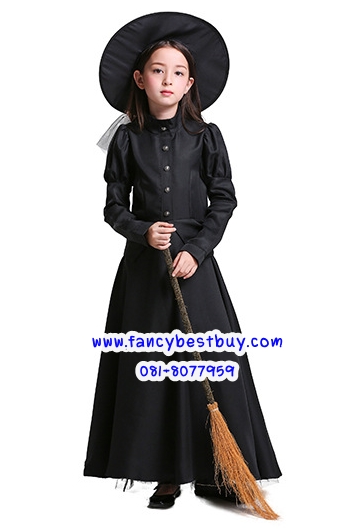 ชุดแฟนซีแม่มด The Wicked Witch of The West: The Wizard of OZ ชุดแฟนซีผู้หญิง ขนาด 120, 130, 140, 150