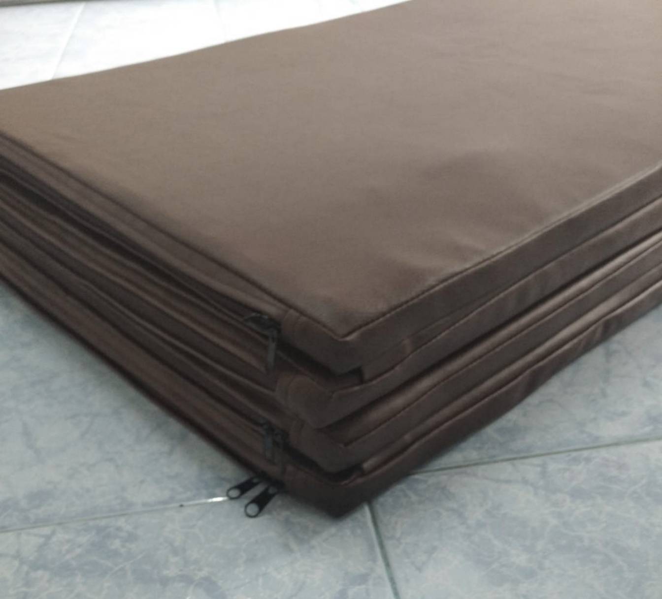 ที่นอนพระหุ้มนั่งเทียม และ สำหรับผู้ปฏิบัติธรรม ขนาด กว้าง 90ซม ยาว200ซม หนา 1 นิ้ว