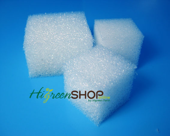 ฟองน้ำเนื้อละเอียด รุ่น LX ขนาด1x1x1 นิ้ว 250แผ่น/ห่อ 10 ห่อ