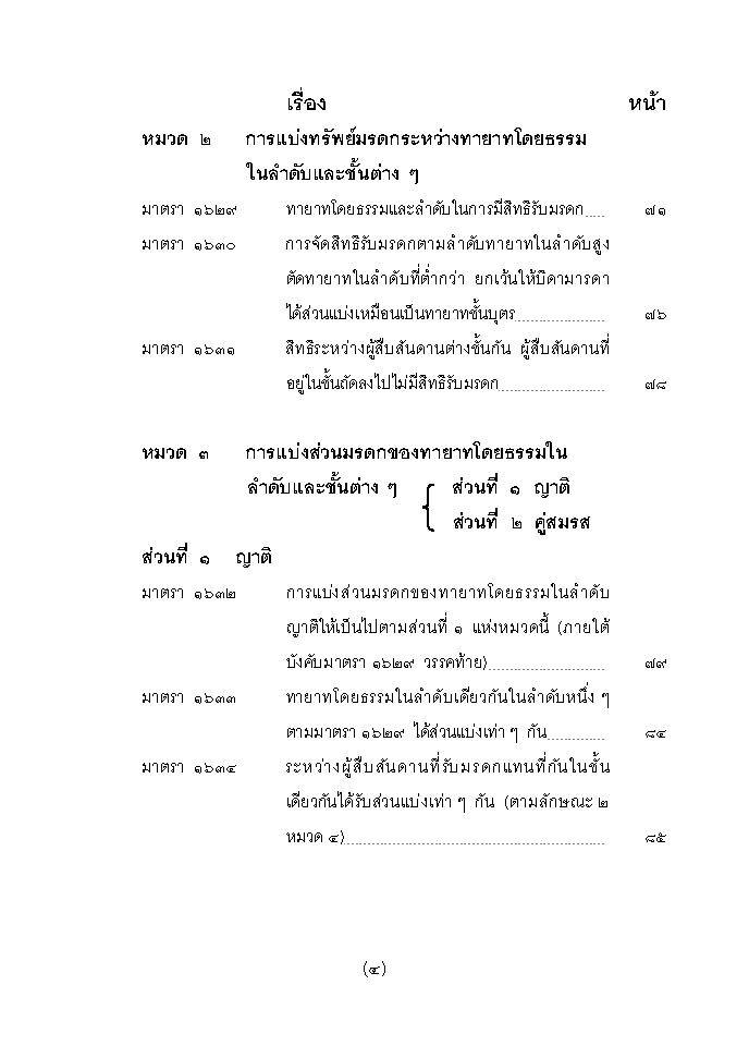 (e book) ย่อหลักกฎหมายมรดก ตาม ป.แพ่ง บรรพ 6
