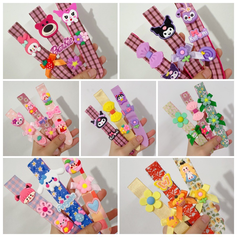 MYPINK 💕 แผ่นแปะผม คาดผม ผู้หญิง เก็บลูกผม สีสดใส