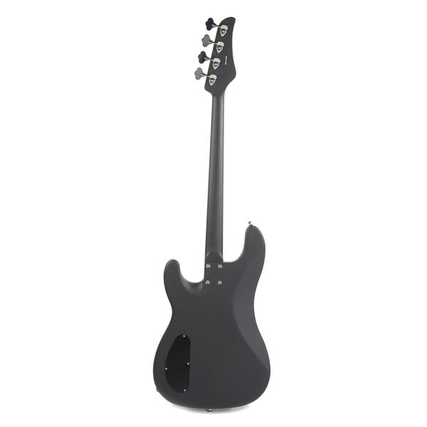 Mike Lull JAXPT4 Jeff Ament 4 String Satin Black w/Red Racing Strip No.2852