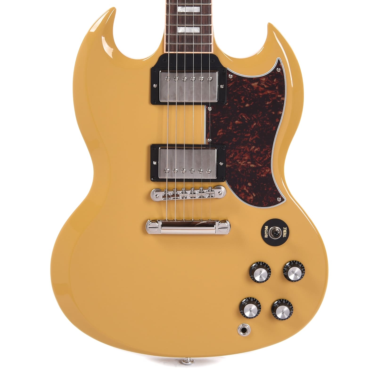 Gibson SG Standard Gloss Yellow w/Tortoise Pickguard & T-Type Pickups CME Exclusive