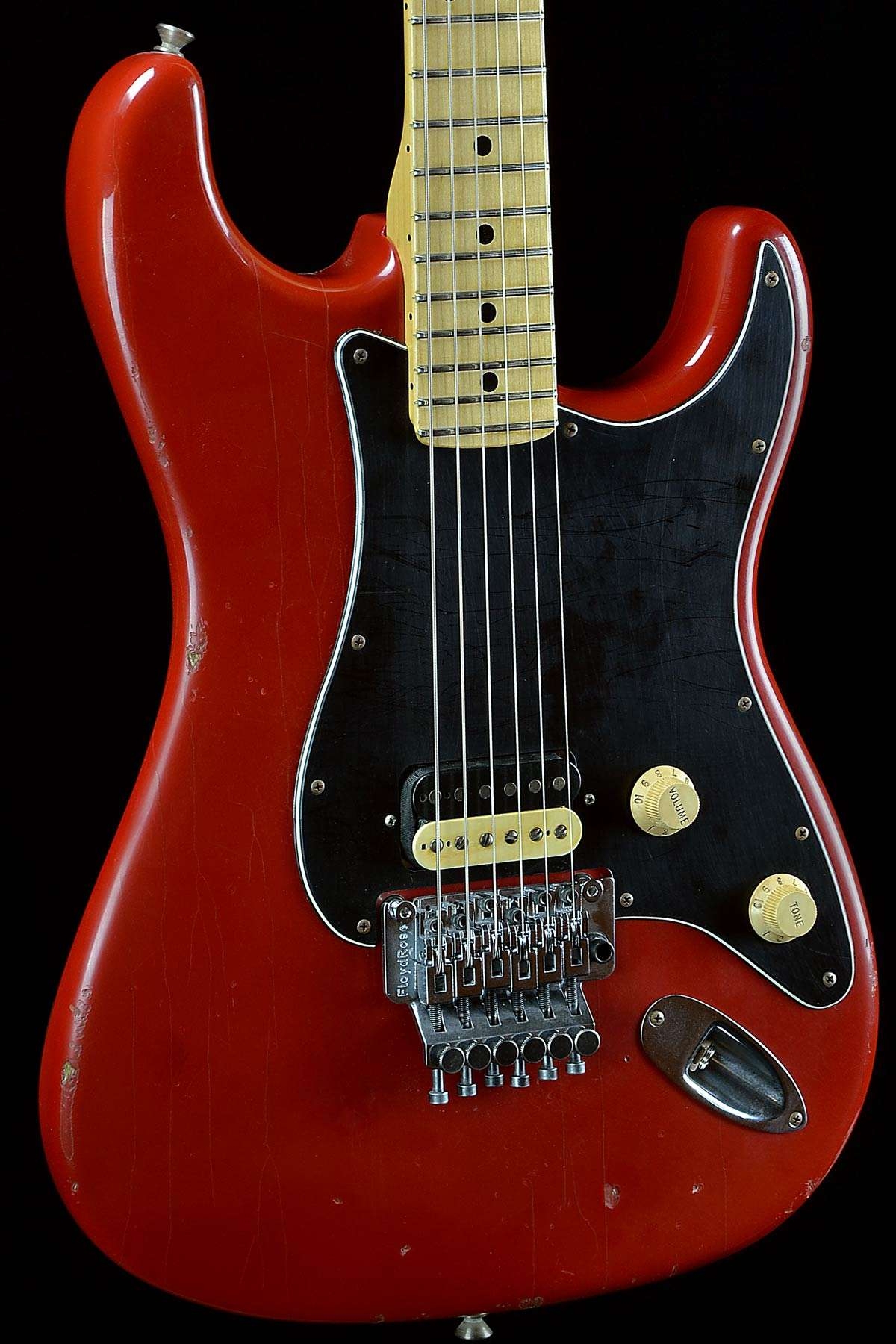 Fender Custom Shop Masterbuilt Jason Smith Relic Dakota Red 1969 Stratocaster w/ Floyd Rose