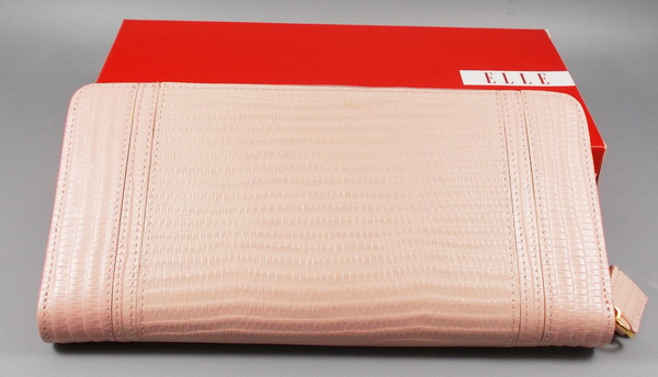 กระเป๋าสตางค์ ELLE พีช ใหม่ แท้