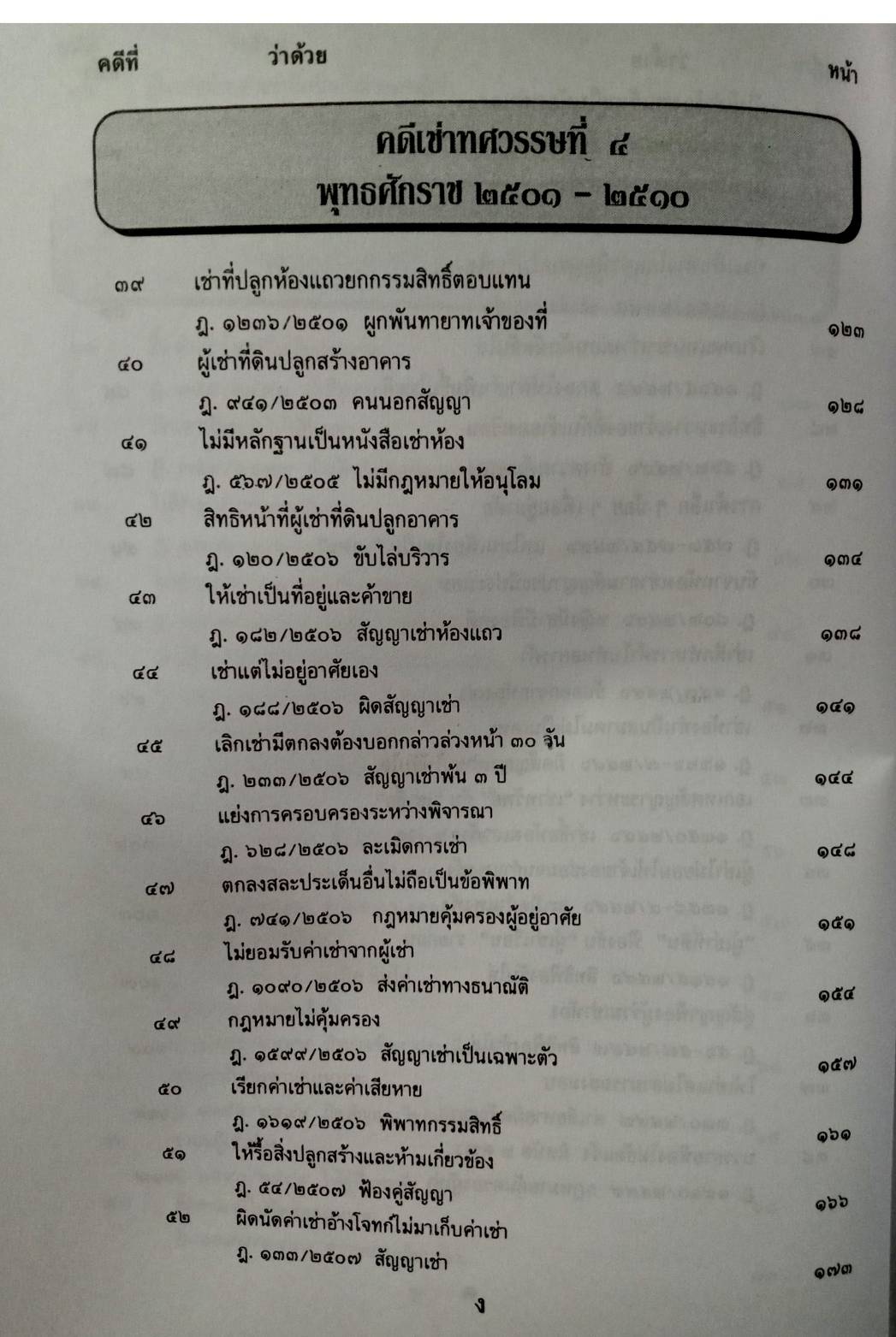 108 คดีเช่า จากคดีจริง เช่น เช่าที่ เช่าสวน เช่าอาคาร เช่าห้อง (หนังสือเก่า มือ1)