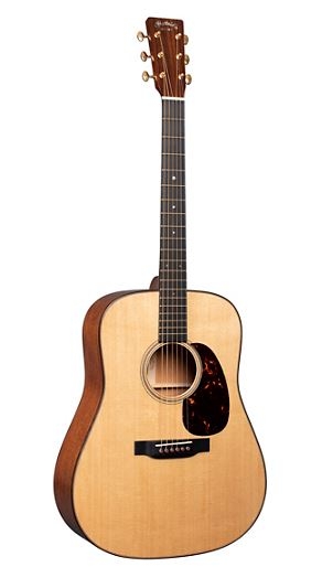 Martin D-18E Modern Deluxe Dreadnought Acoustic-Electric Guitar Natural