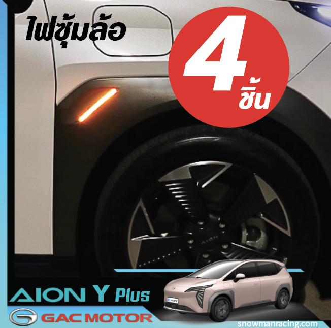 คิ้วล้อ คิ้วบังโคลนล้อรถ ตัดแต่งแปลง GAC Aion Y Plus