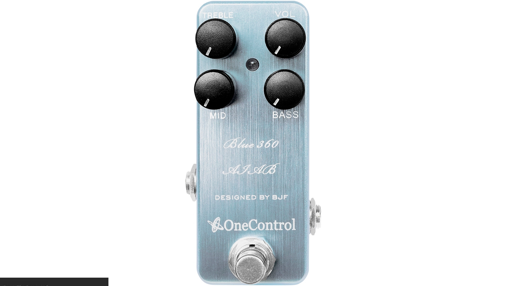 One Control Blue 360 Bass Preamp Pedal Ice Blue Metalic