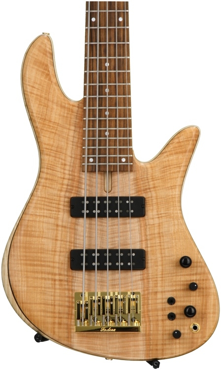 Fodera Emperor Standard - Flame Maple Top, Natural