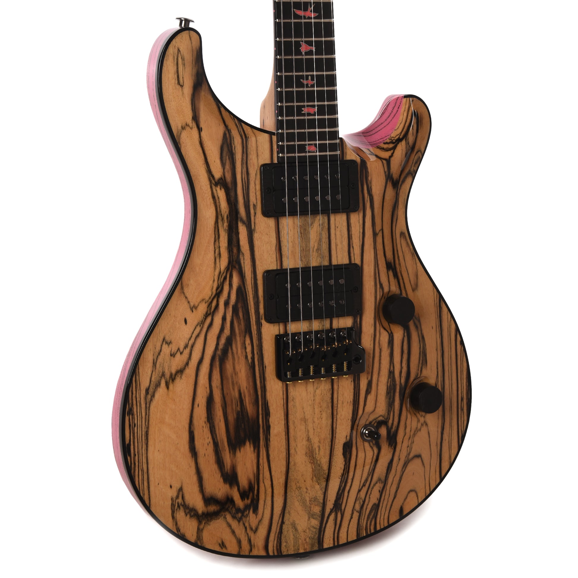 PRS Private Stock Custom 24 Pale Moon Ebony/Swamp Ash Natural w/Pale Moon Ebony Neck & Ebony Binding