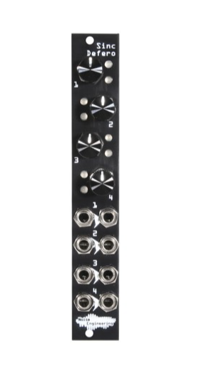 Noise Engineering Sinc Defero Quad Attenuator (Black)