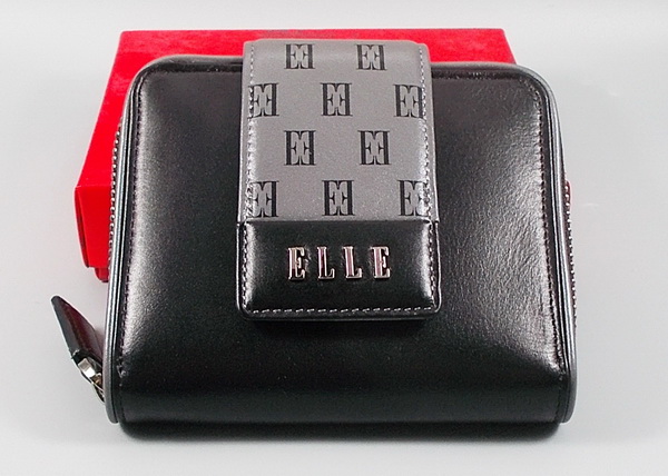 กระเป๋าสตางค์ ELLE ดำ-เทา ใหม่ แท้