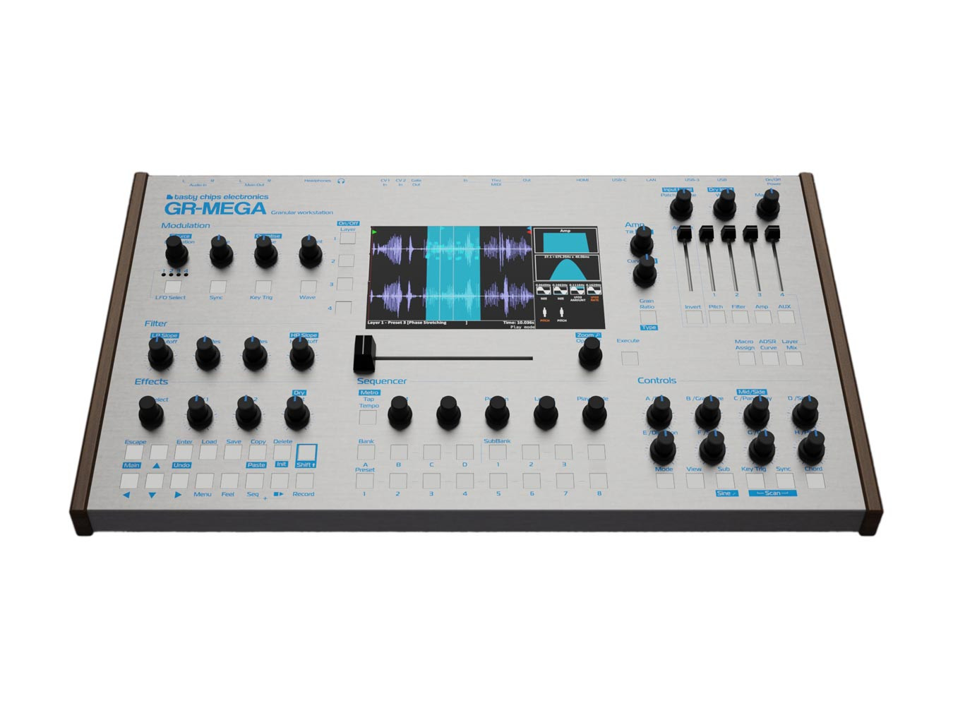 Tasty Chips GR-Mega Granular Workstation Desktop Synthesizer