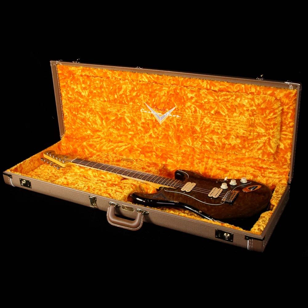 Fender Custom Shop Double Humbucker Stratocaster Relic Electric Guitar - Black