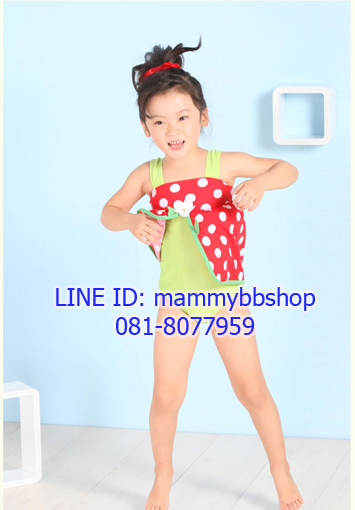 ชุดว่ายน้ำเด็กหญิง แบบชิ้นเดียว มีขนาด L, XL