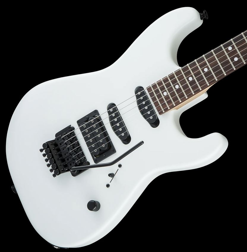 CHARVEL USA SELECT SAN DIMAS STYLE 1 HSS FR, ROSEWOOD FINGERBOARD, SNOW BLIND SATIN