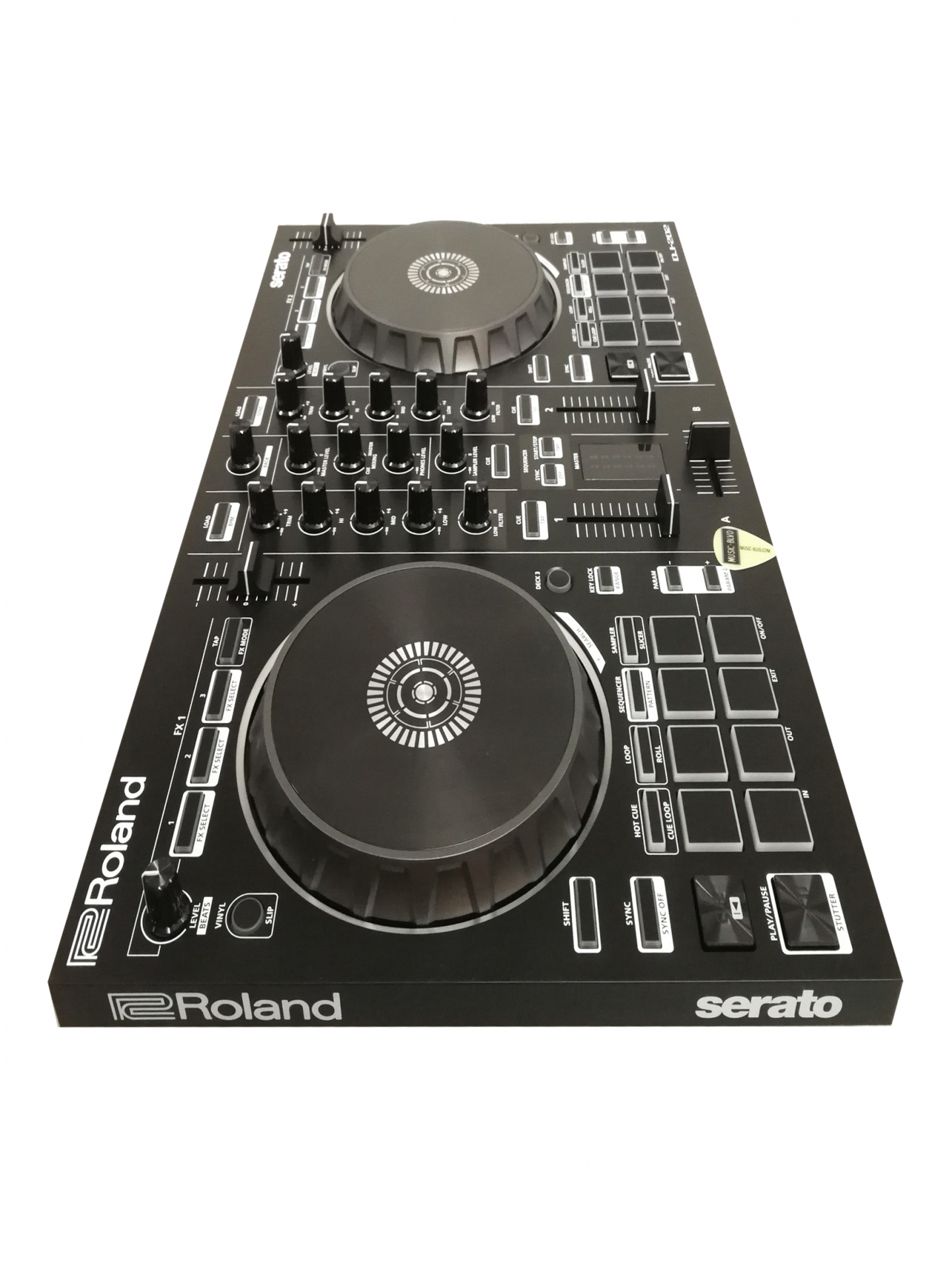 Roland DJ-202 2-channel Serato DJ Intro Controller with Drum Machine