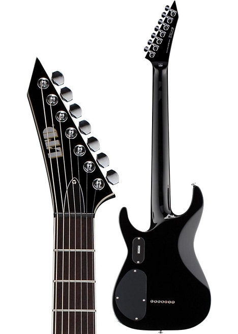 ESP Limited Edition 607B Stef Carpenter Seven String Electric Guitar - Black