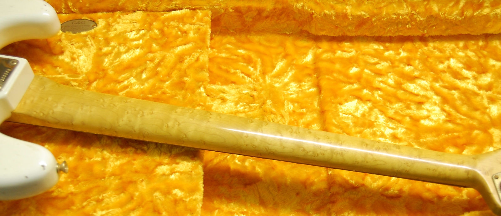 Fender Custom Shop 60 Jazz Bass Relic 2016 Aged Olympic White Matching Peg Head Gold Hardware Birdeye Neck