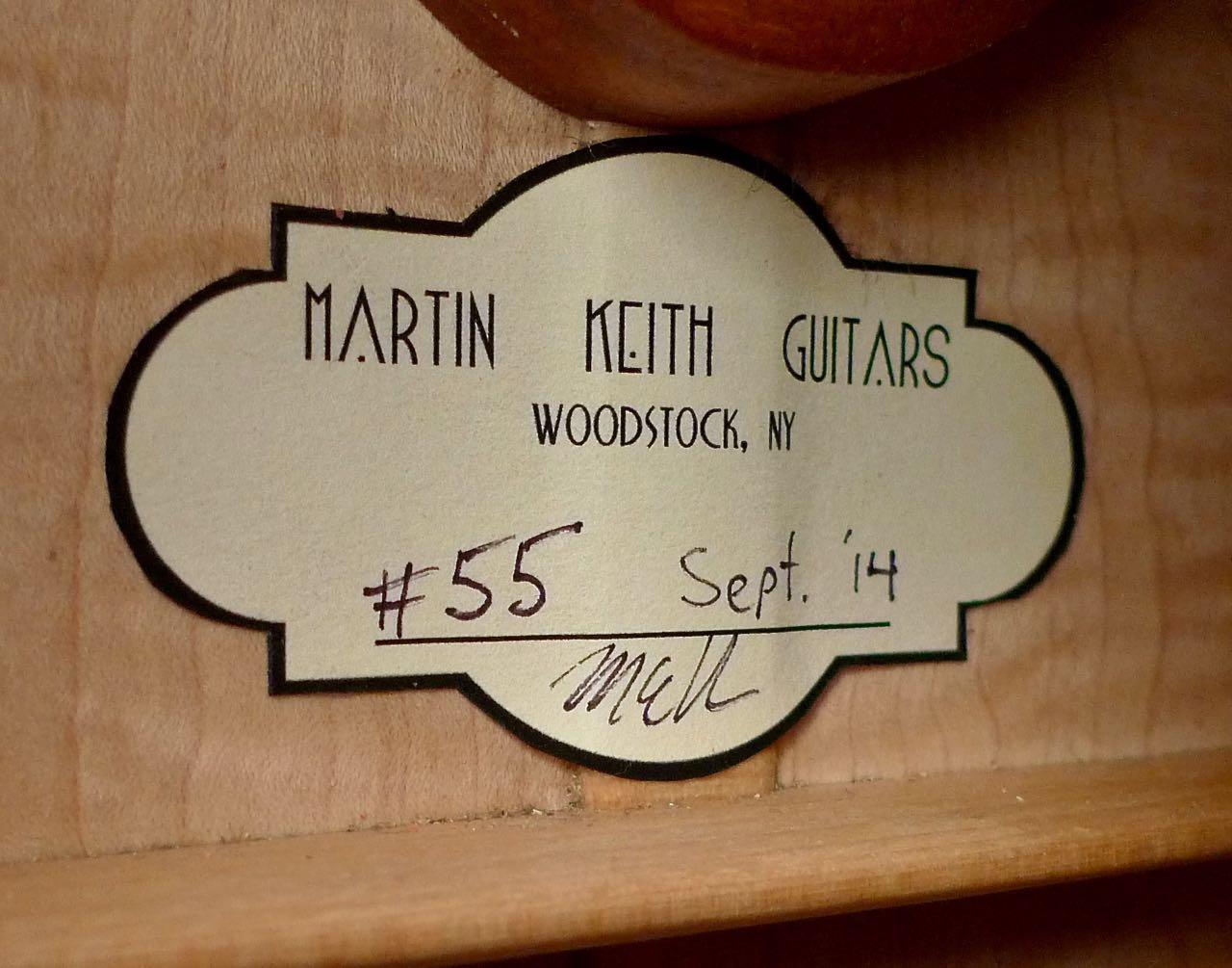 Martin Keith Auriole - Sitka Spruce/ Curly Maple