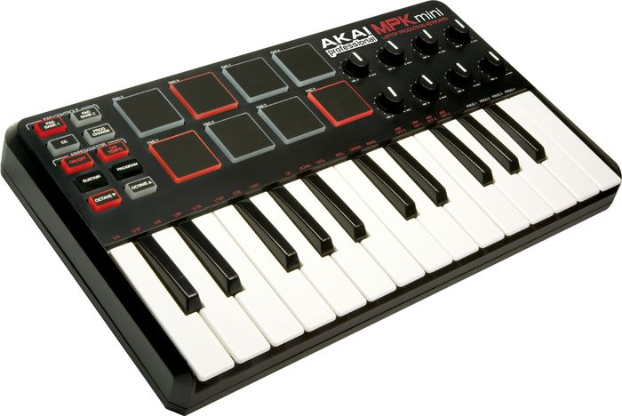 Akai Professional MPK Mini Laptop Production Keyboard Black