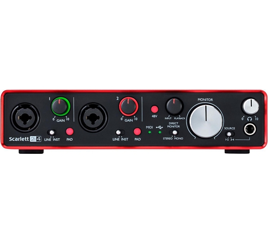 Focusrite Scarlett 2i4 (2nd Gen) USB Audio Interface