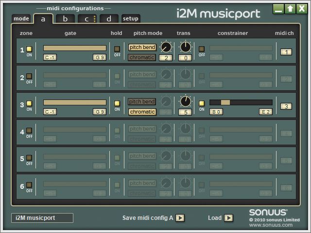 Sonuus i2M Musicport HiZ to USB Audio Interface
