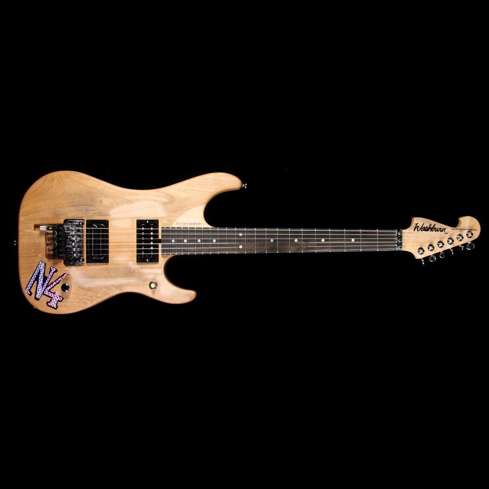 Washburn Nuno Bettencourt N4 Authentic Signature Electric Guitar - Distressed Matte Natural