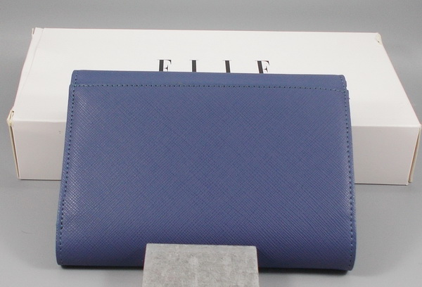 กระเป๋าสตางค์ ELLE น้ำเงิน ใหม่ แท้