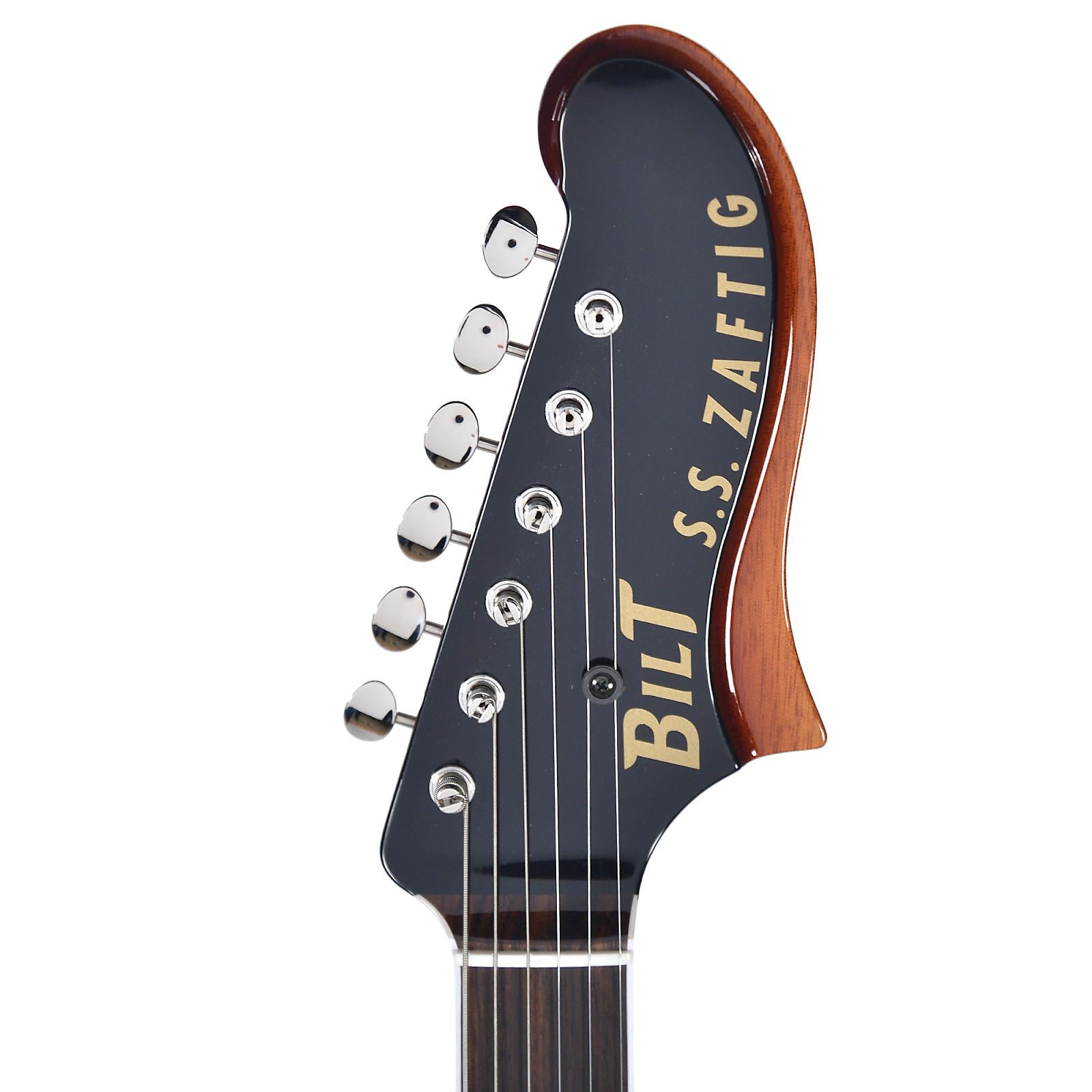 BilT Zaftig Bound Maple Top Ice Tea Burst w/Bakelite Pickguard