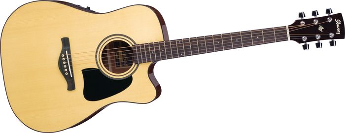 Ibanez Artwood Series AW50ECE Dreadnought Acoustic-Electric Guitar